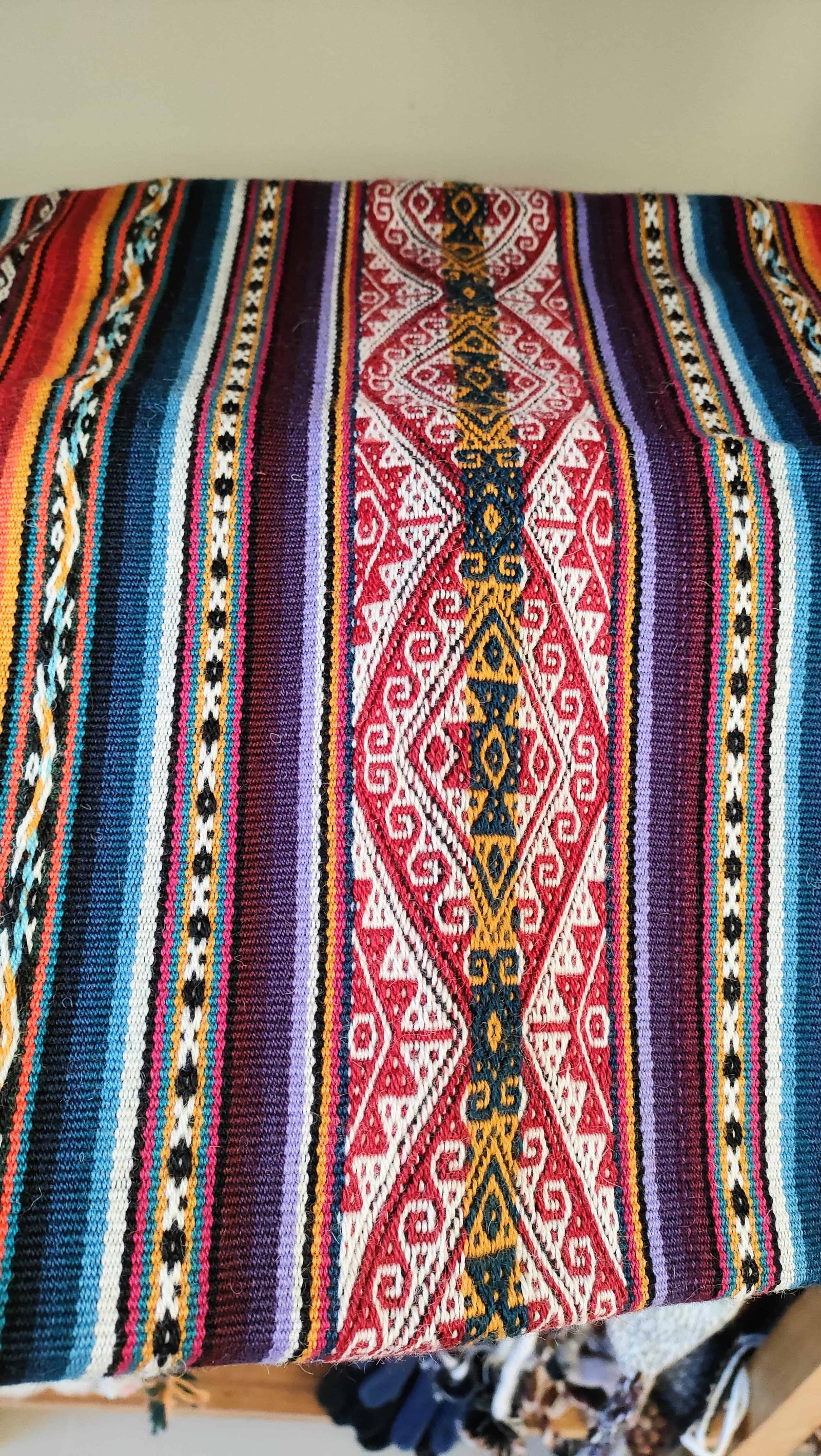 Manta cusqueño de colores